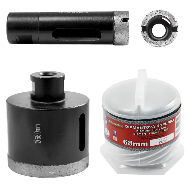 Limitované edice - bruska L 1070 125 + 3 kusy diamantových korunek 6, 8, 10mm